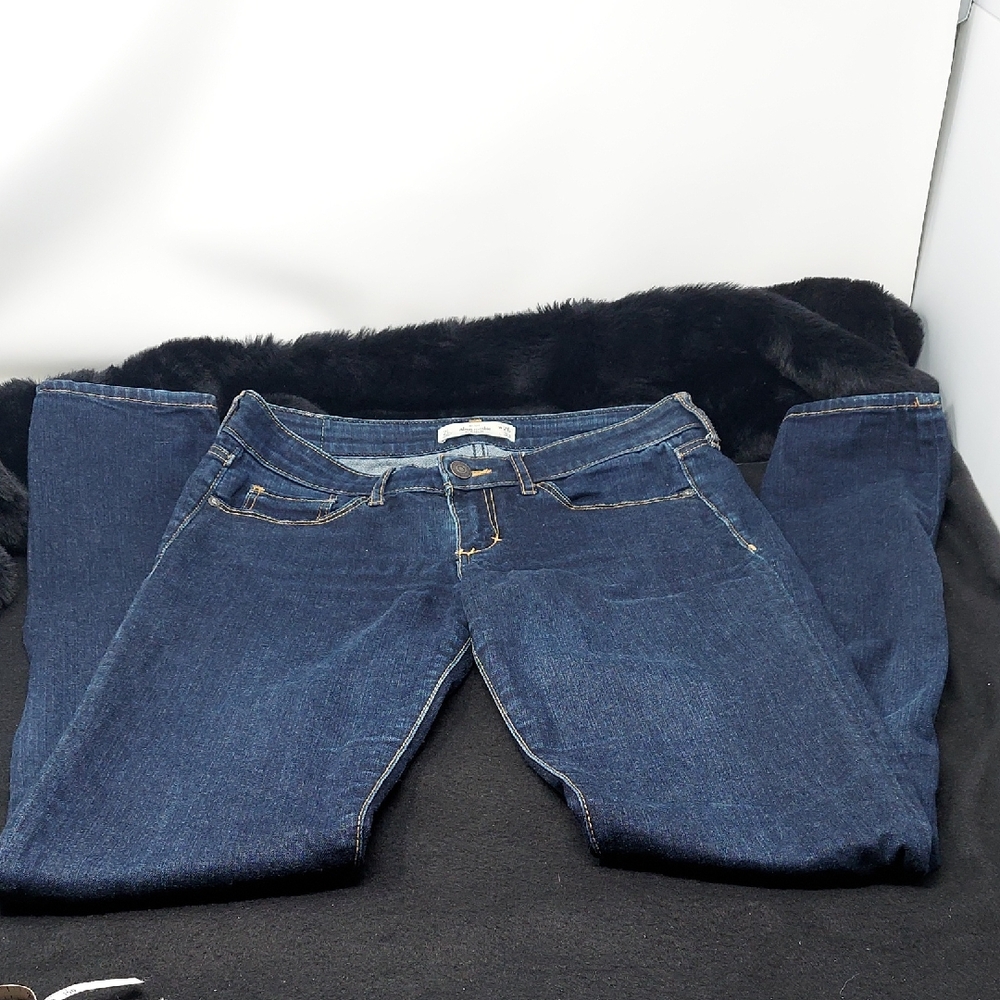 Abercrombie & Fitch Dark Blue Straight Leg Jeans